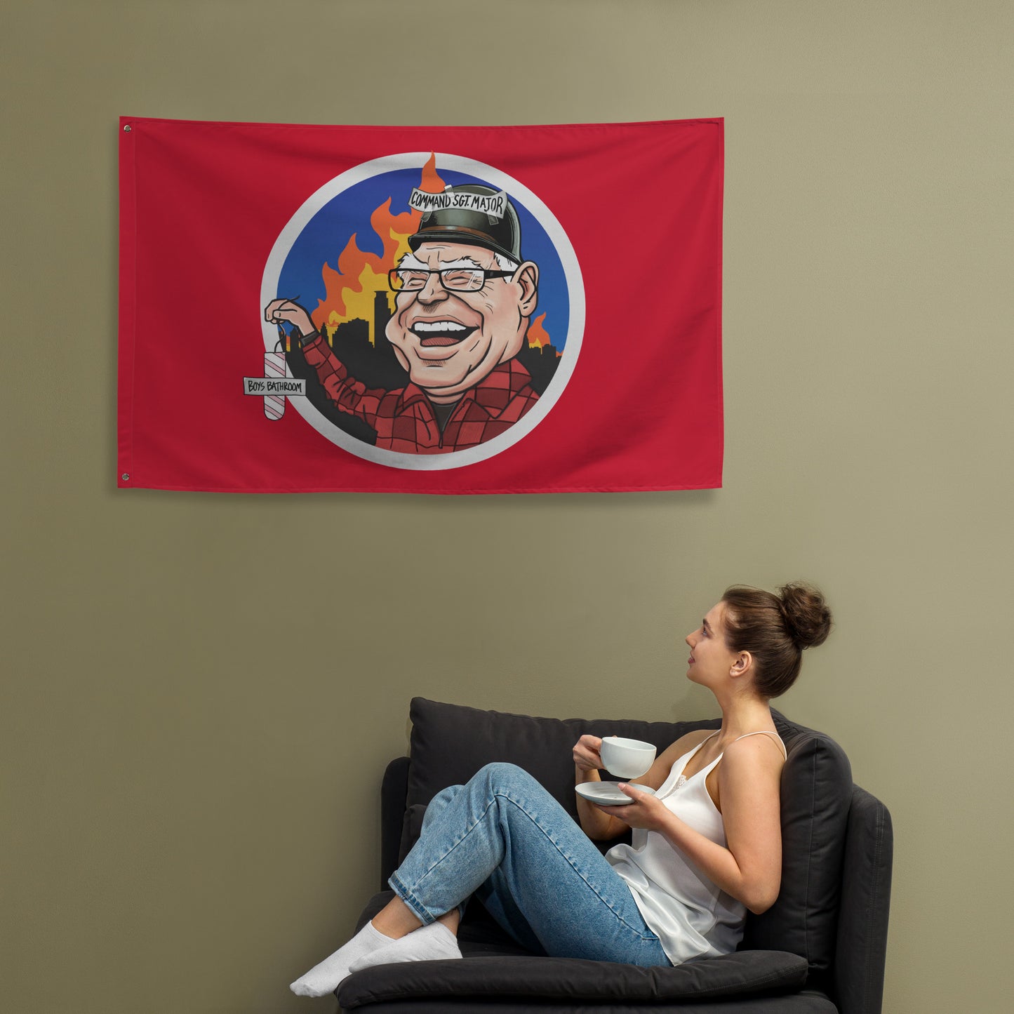 Stolen Valor Tim Wall Flag