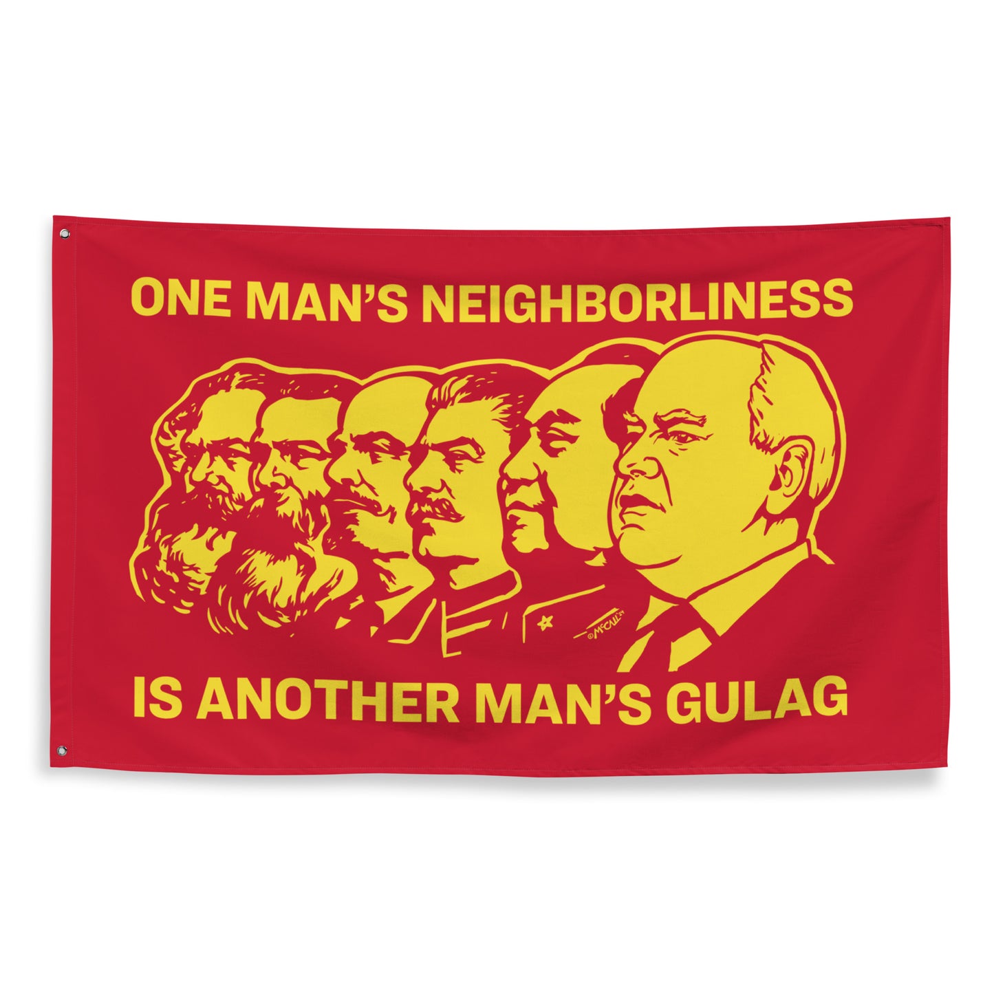 One Man's Neighborliness Tim Walz Flag