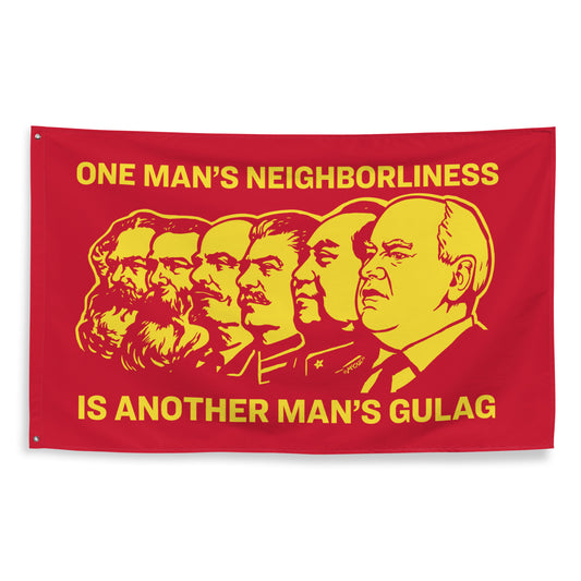 One Man's Neighborliness Tim Walz Flag