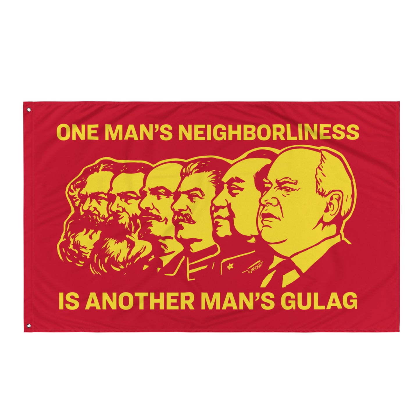 One Man's Neighborliness Tim Walz Flag