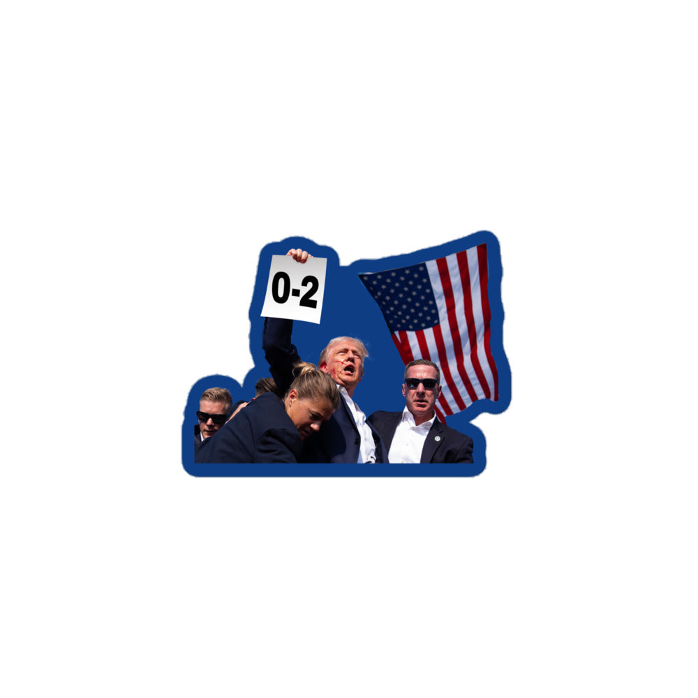 Trump 0-2 Sticker