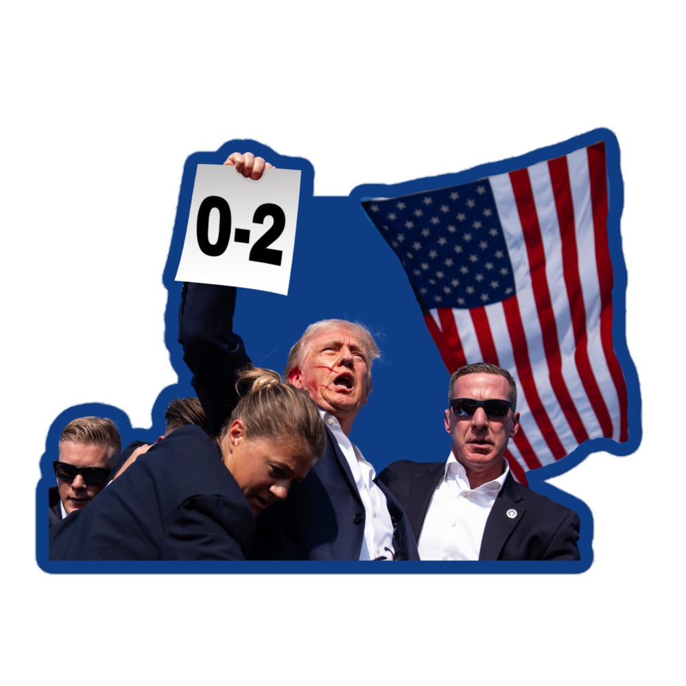 Trump 0-2 Sticker