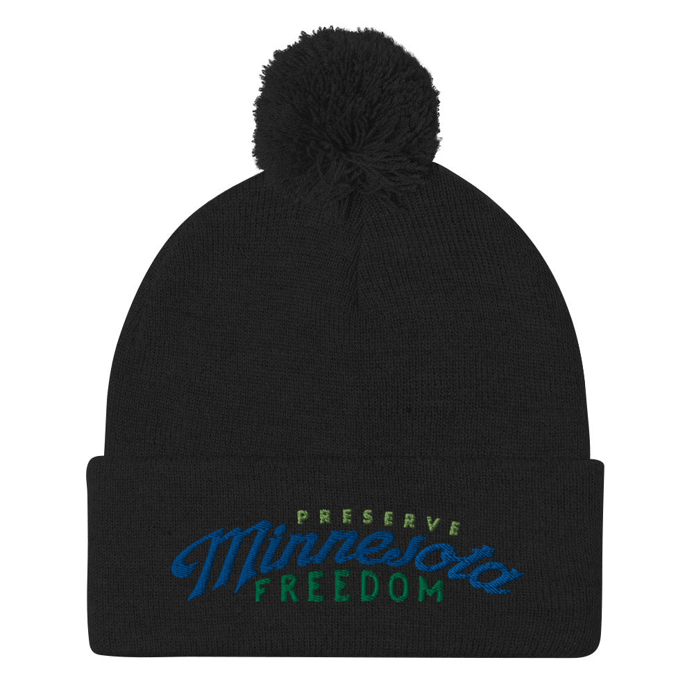 Preserve Minnesota Freedom Pom-Pom Beanie