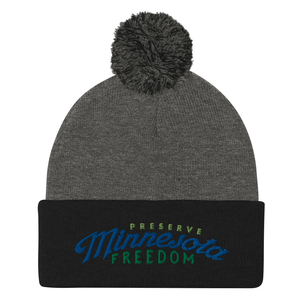 Preserve Minnesota Freedom Pom-Pom Beanie