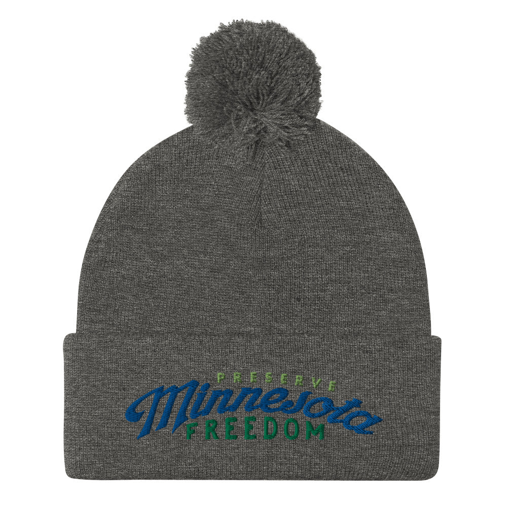 Preserve Minnesota Freedom Pom-Pom Beanie