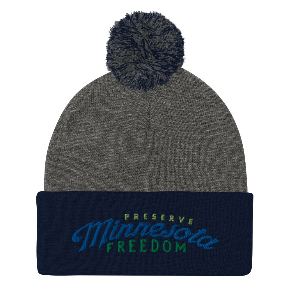 Preserve Minnesota Freedom Pom-Pom Beanie