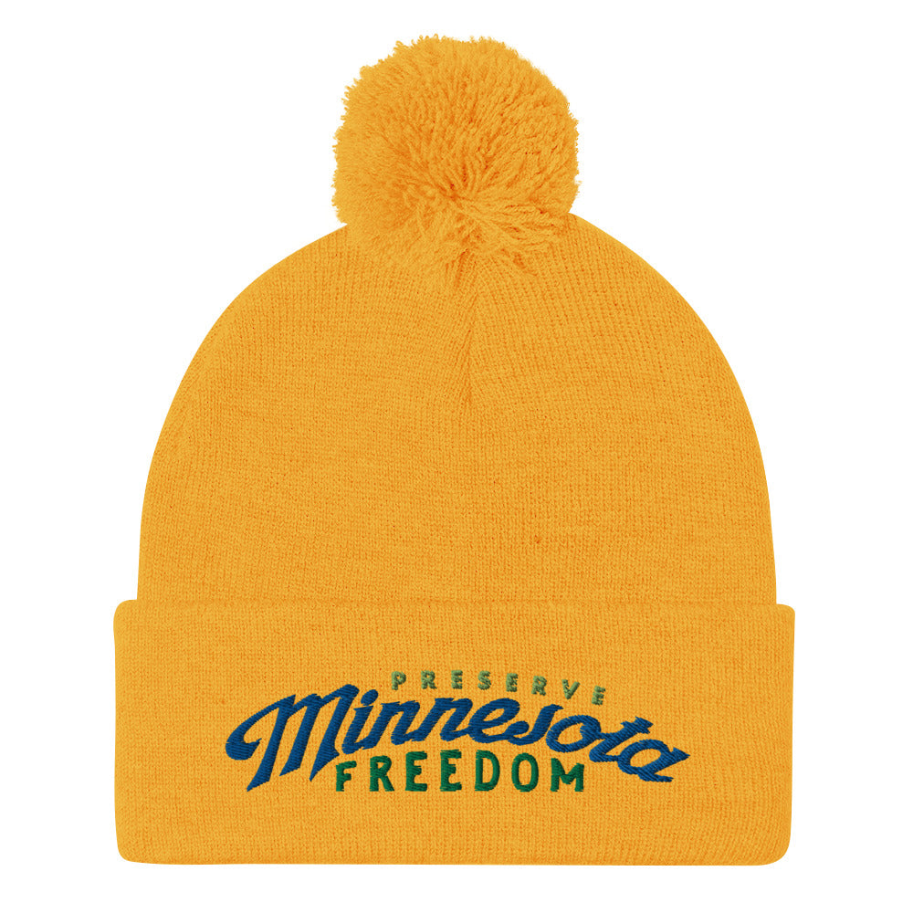 Preserve Minnesota Freedom Pom-Pom Beanie