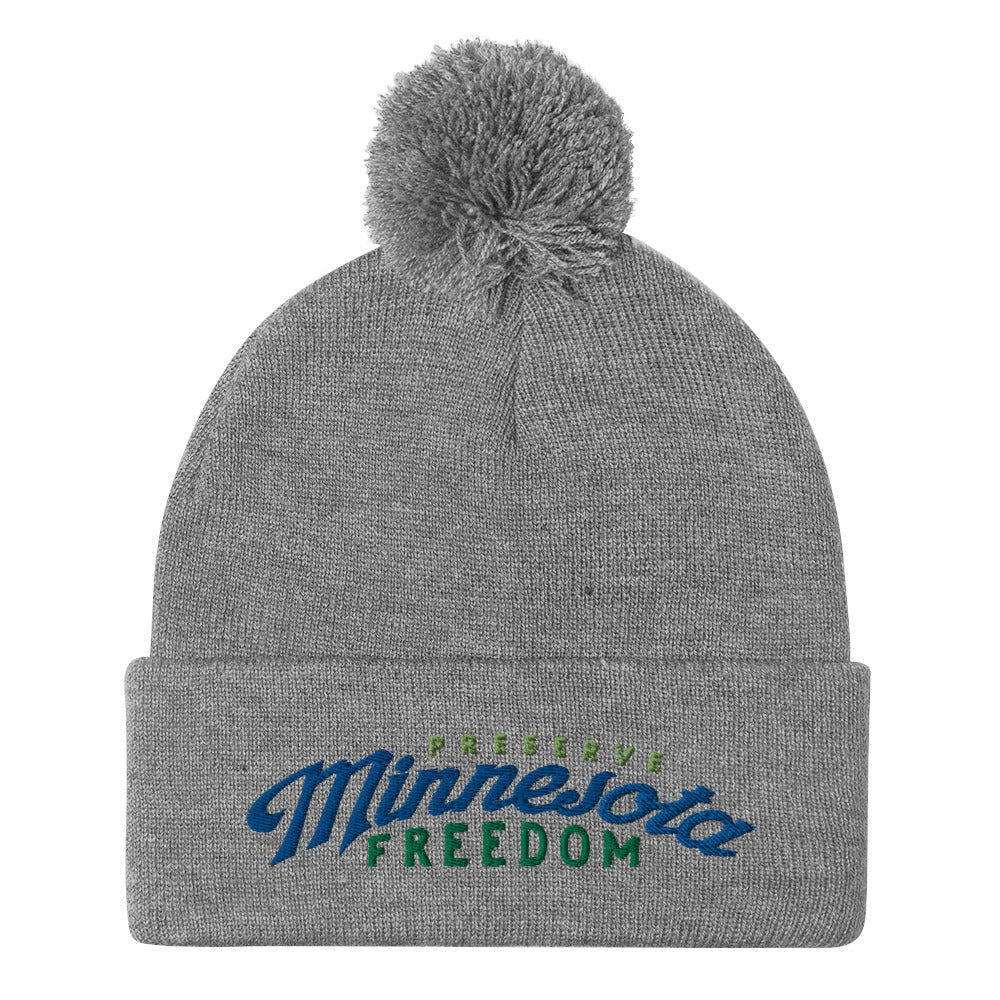 Preserve Minnesota Freedom Pom-Pom Beanie