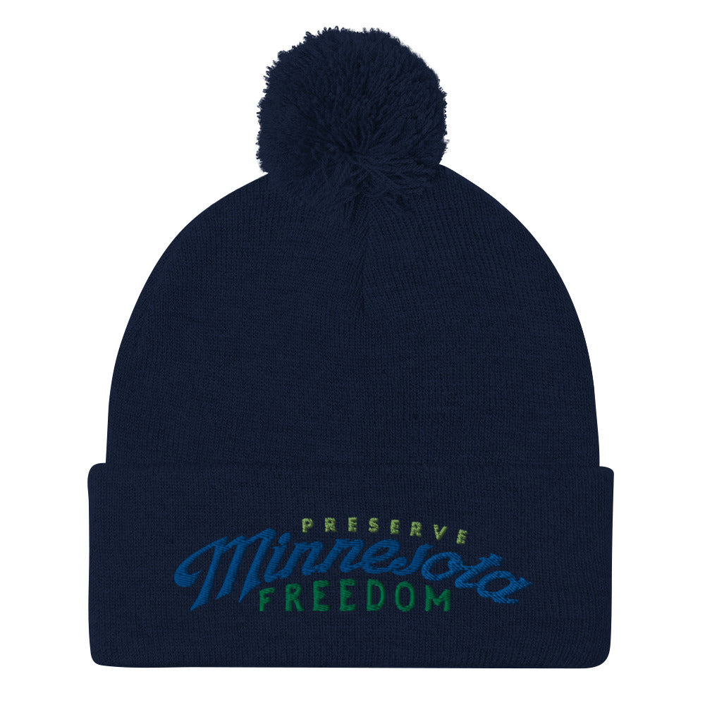 Preserve Minnesota Freedom Pom-Pom Beanie