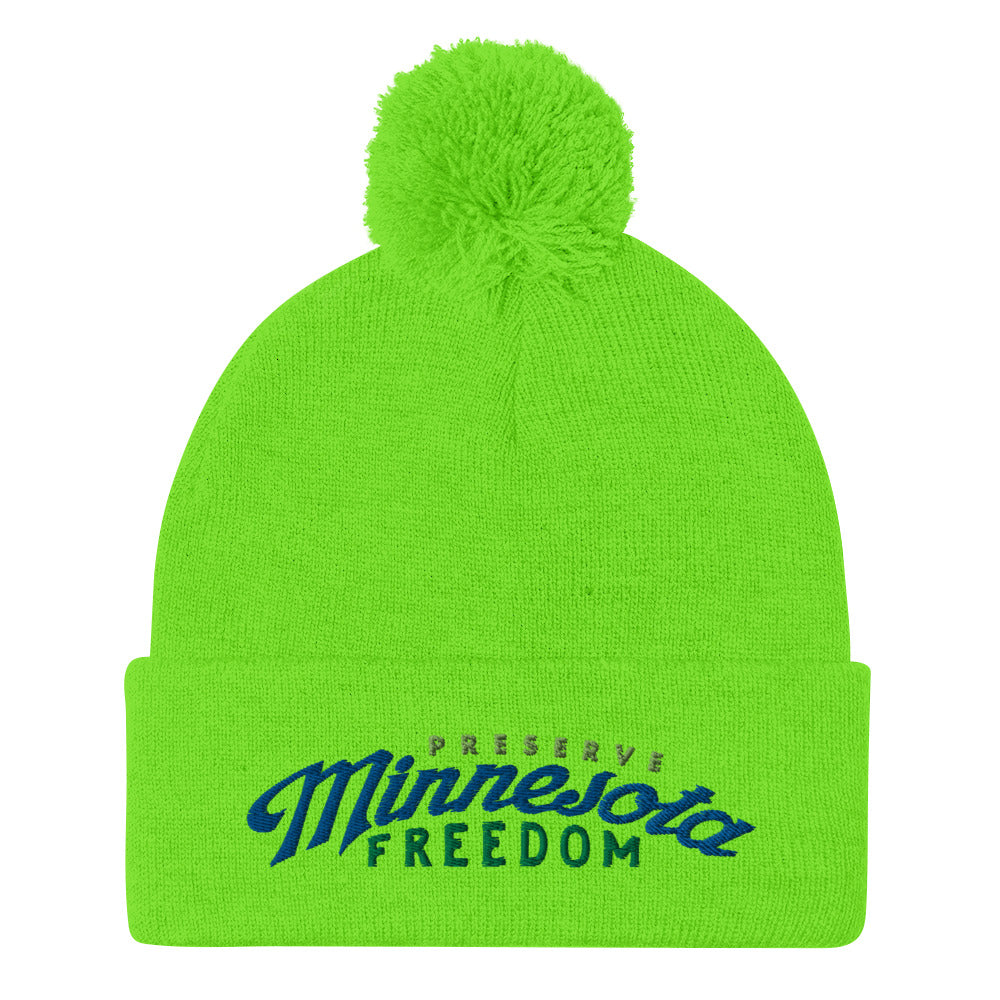 Preserve Minnesota Freedom Pom-Pom Beanie