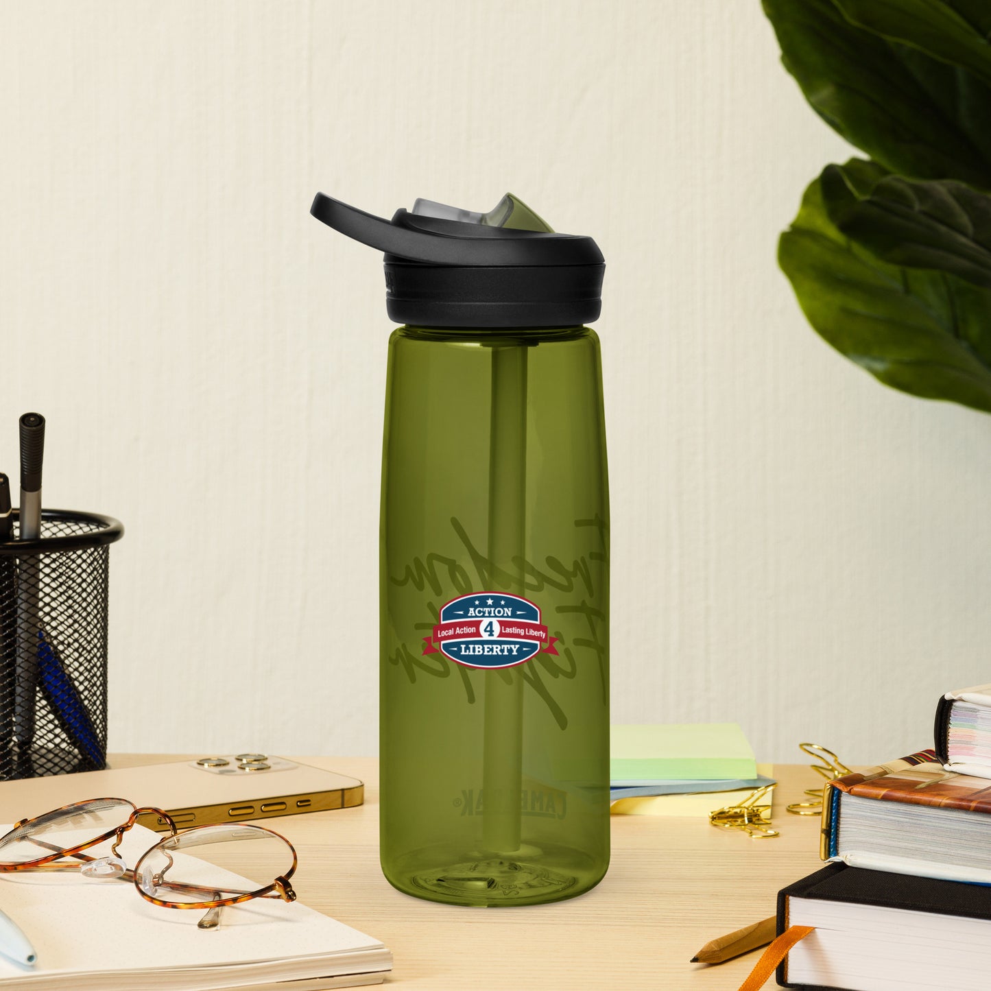 Freedom Fighter Action 4 Liberty Sports Water Bottle