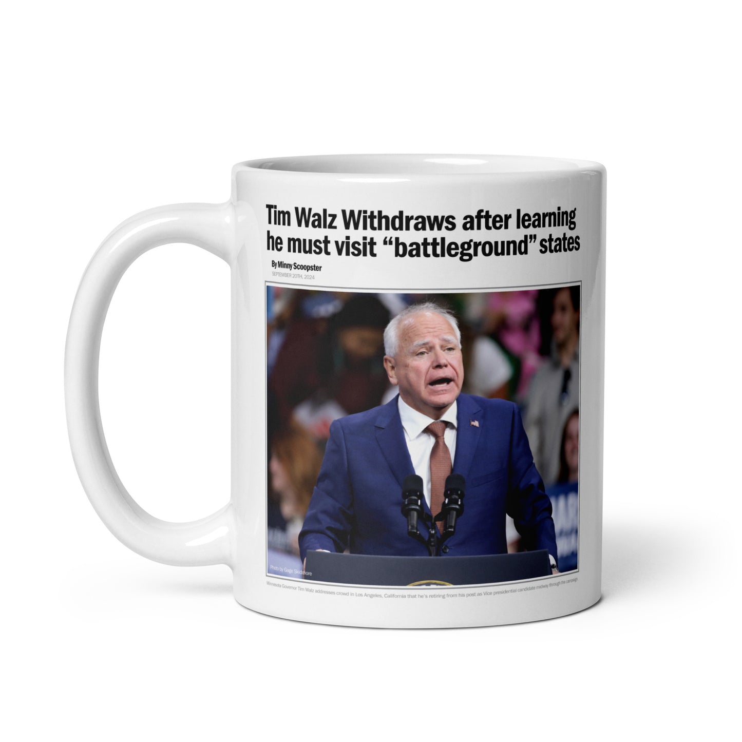 Tim Walz Battleground States Mug