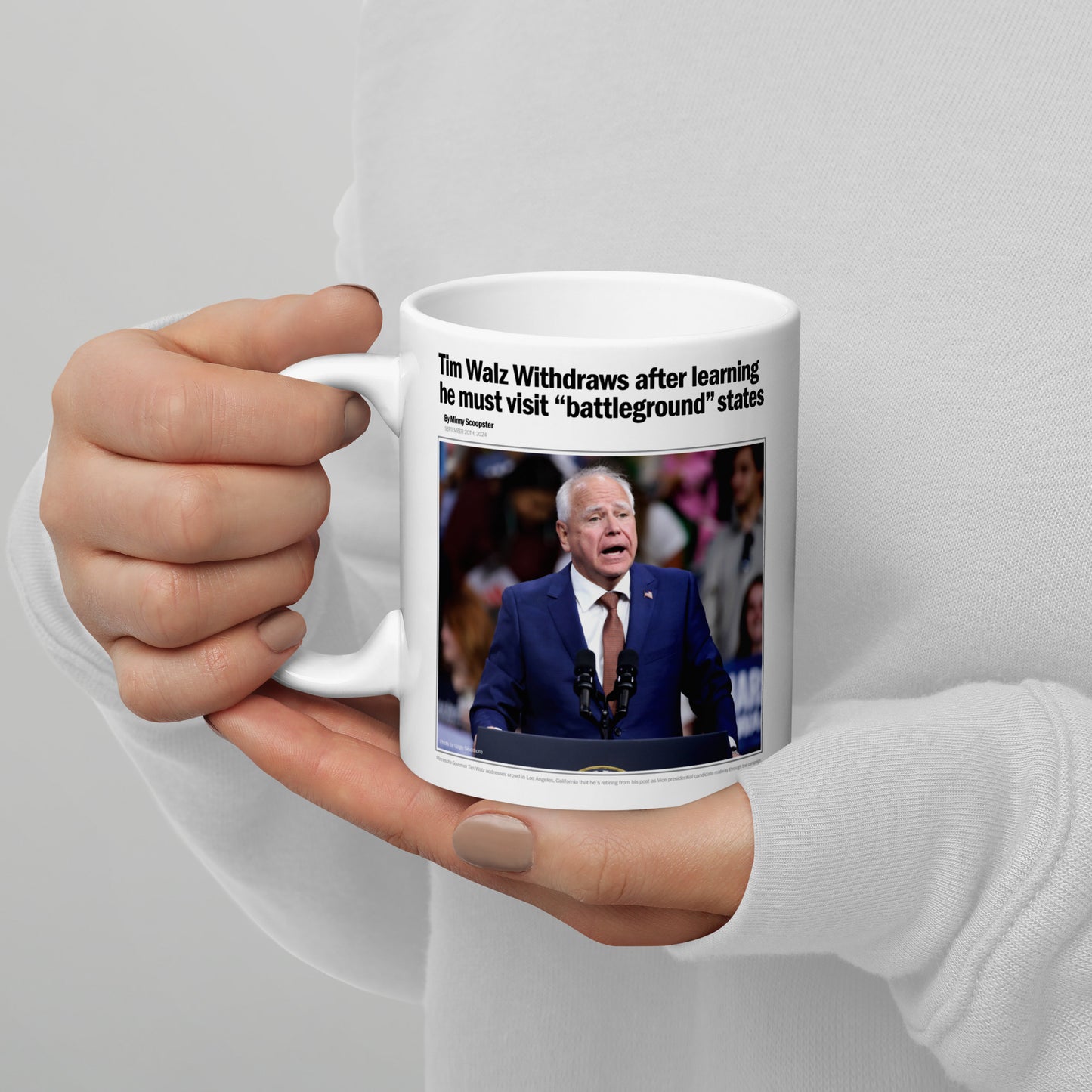 Tim Walz Battleground States Mug
