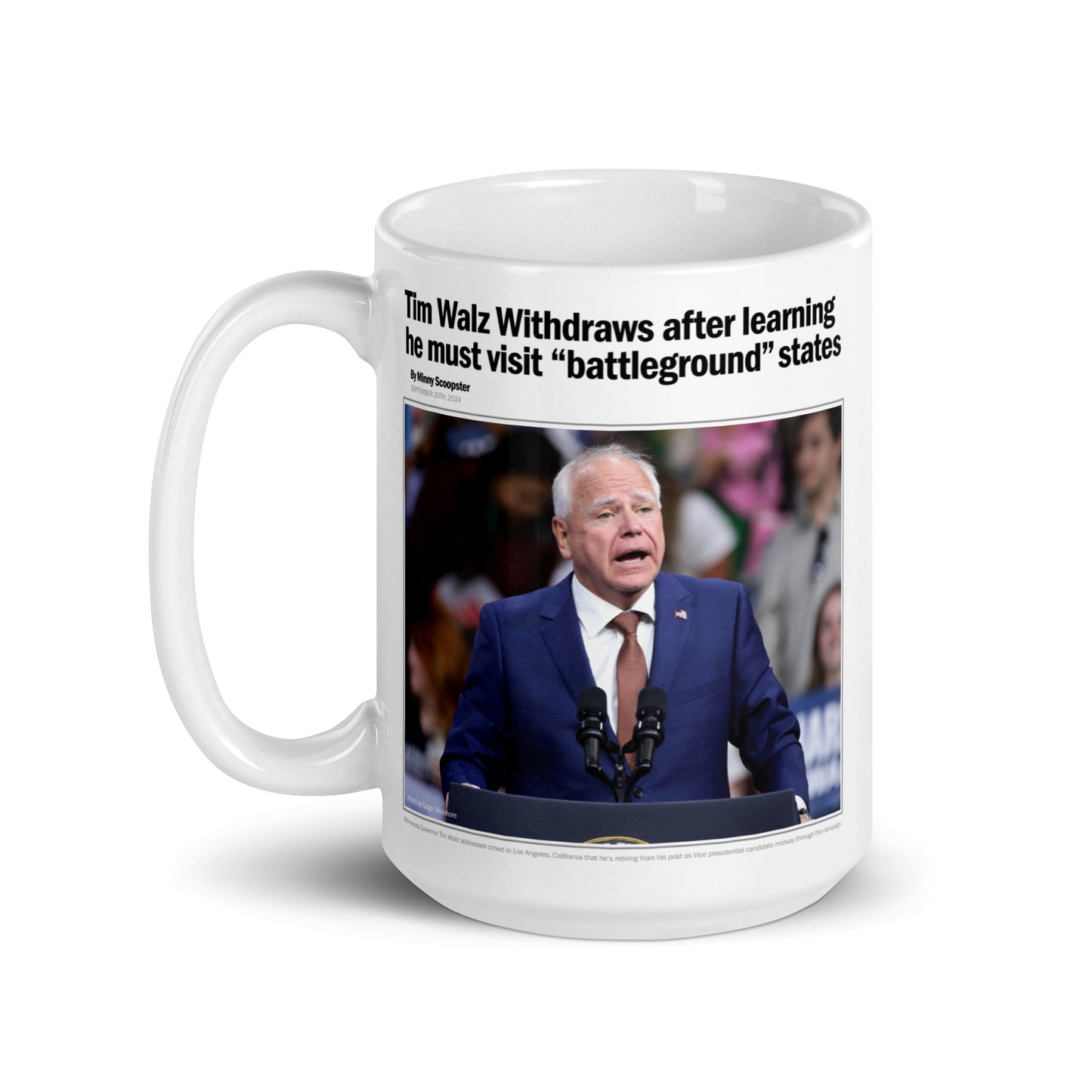 Tim Walz Battleground States Mug