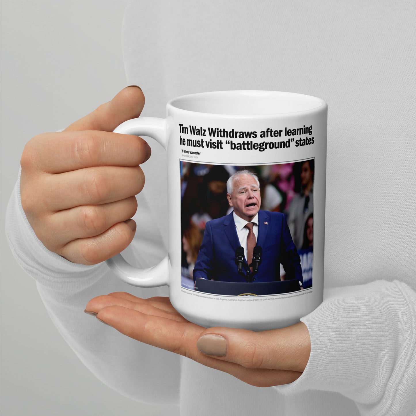 Tim Walz Battleground States Mug