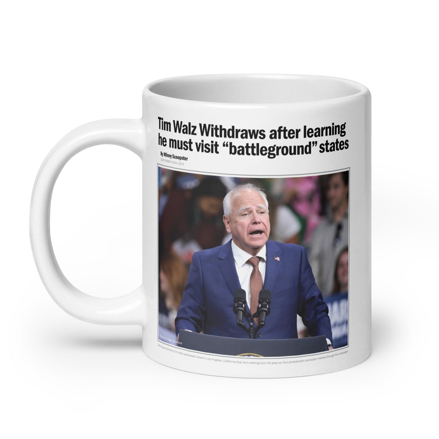 Tim Walz Battleground States Mug