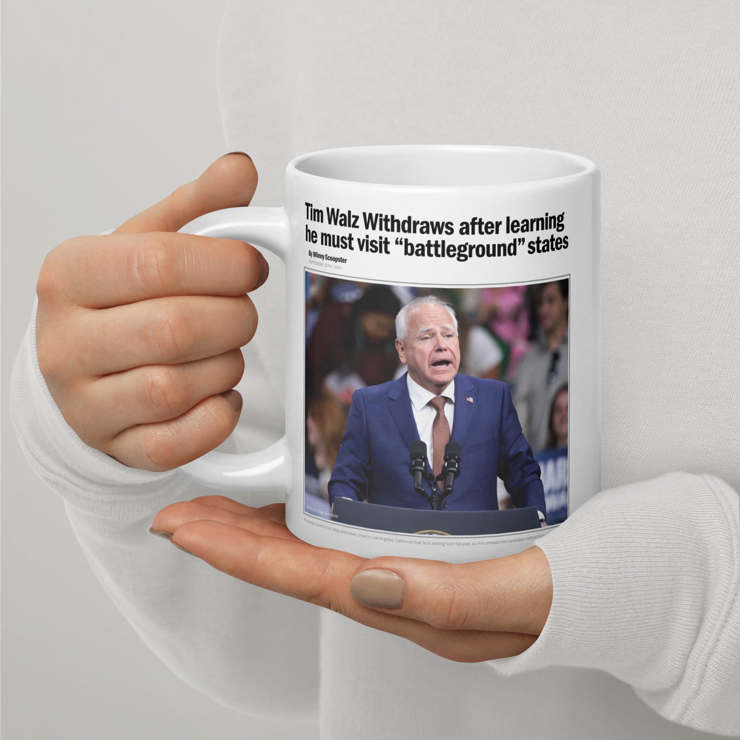 Tim Walz Battleground States Mug