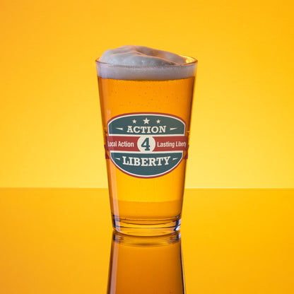 Action 4 Liberty Shaker Pint Glass