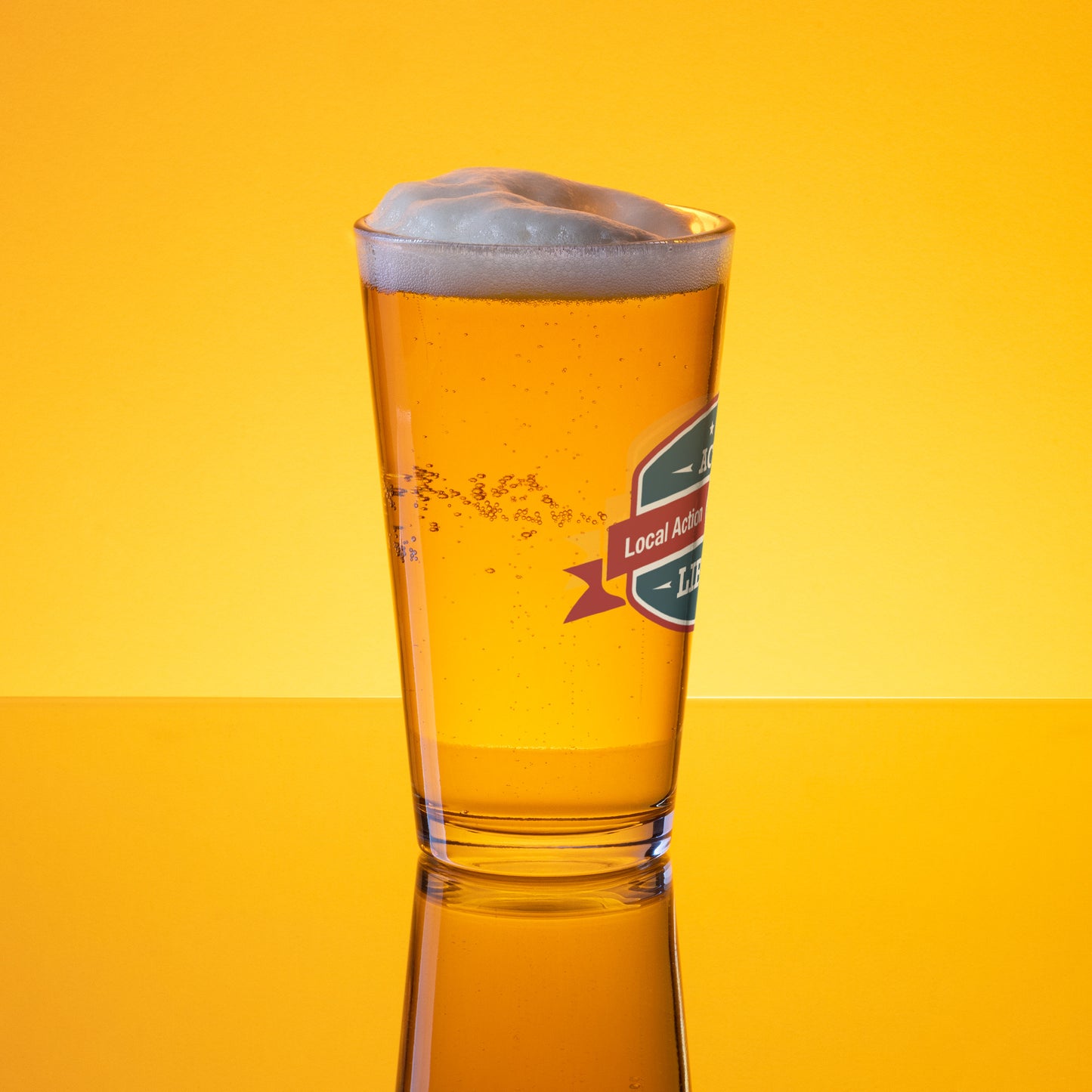 Action 4 Liberty Shaker Pint Glass